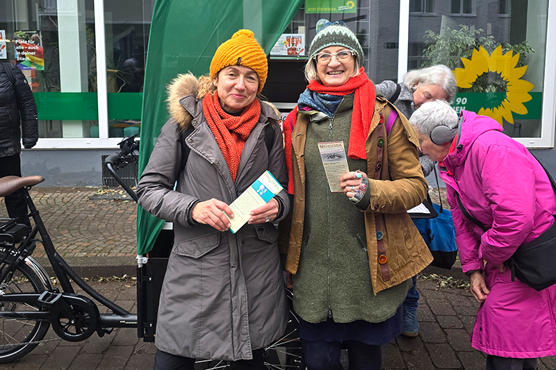 Beteiligung am Protestzug in Herford